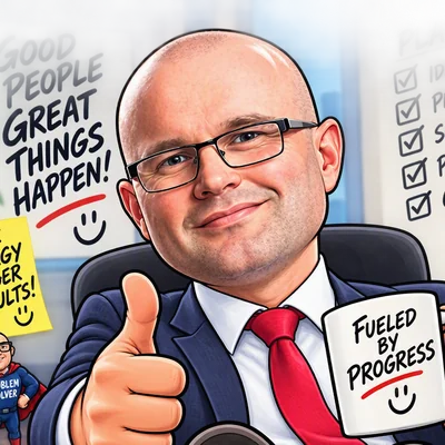 Caricature of Fraser